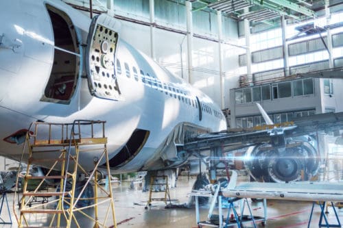 Aerospace Metal Fabrication - Picture of Airplane