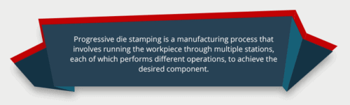 what is progressive die stamping?