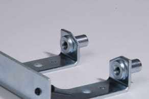 Progressive Die Stamping of a Mounting Bracket for a Security System